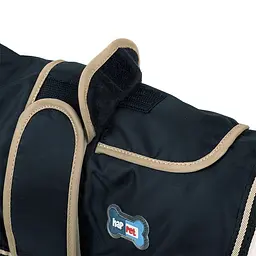 Пальто Happet з коміром, нейлон/фліс, чорний, L, 60 см, (285A) - мініатюра 3