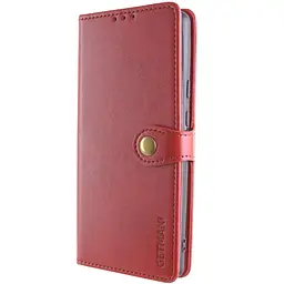 Шкіряний чохол-книжка Getman Gallant (PU) для Samsung Galaxy A27 Червоний - мініатюра 3
