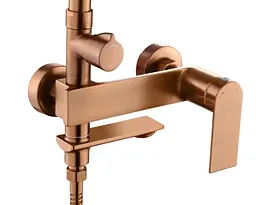 Душова система з виливом Rea Storm brushed copper REA-P3000 - мініатюра 6