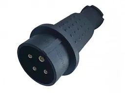 Вилка LUXEL Каучукова силова 32A (1135)