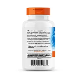 5-HTP 5-гідрокси L-триптофан Doctor's Best 60 вег капс - мініатюра 3