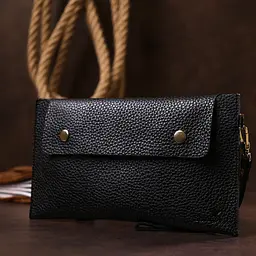 Шкіряна косметичка SHVIGEL 24х13 см acs0025811 - мініатюра 6