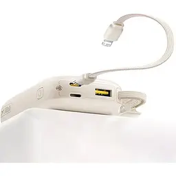 Зовнішній акумулятор Baseus EnerFill Qpow 3 Ultra 10000mAh 22.5W White (E0027L01) [152258] - мініатюра 3