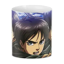 Кружка GeekLand Атака Титанів Attack on Titan Мікаса Леві Ерен - мініатюра 2