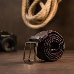 Чоловічий текстильний ремінь Vintage 100х4 см acs0018123 - мініатюра 6