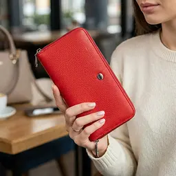 Жіночий граціозний клатч ST Leather 18862 червоний - мініатюра 2