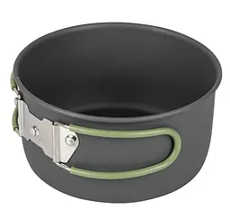 Набор посуды Bo-Camp Explorer 4 Pieces Hard Anodized Grey/Green (2200244) (DAS301407) - миниатюра 8