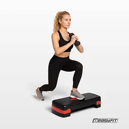 Степ-платформа EasyFit Step-B 2-ступінчаста чорно-червона - мініатюра 8