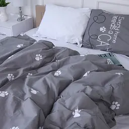 Підковдра MirSon 17-4737 Cat's paws бязь 110х140 см (2200008926731) - мініатюра 2