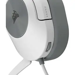 Ігрова гарнітура Corsair HS55 Stereo White (CA-9011261-EU) - мініатюра 6