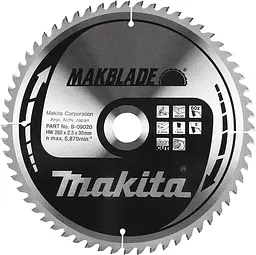 Диск пиляльний по дереву 260х30 мм 60T Makita Makblade B-09020