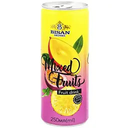 Напій Вisan Drinks Mixed Fruit 250 мл