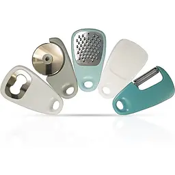 Набір з кухонного приладдя 5 предметів KITCHENWARE брелок-органайзер - мініатюра 3