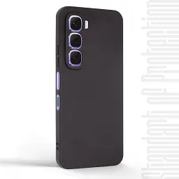Чохол ArmorStandart Matte Slim Fit для Infinix Hot 60i 4G Camera cover Black - мініатюра 2