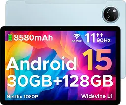 Планшет Doogee Tab A9 Pro+ 6/128GB Glacier Blue (Global) Wi-Fi - мініатюра 2