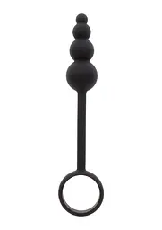 Анальна пробка з ерекційним кільцем ToyJoy Anal Plug Penis Ring, 22 см (чорний)