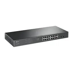 16-портовий гігабітний Smart коммутатор PoE+ з 4 SFP-слотами, TL-SG1218MPE - мініатюра 2
