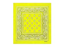 Бандана SHAPKI жовтий класична арт.1-14 р.55x55
