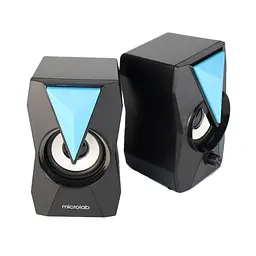 Акустична система 2.0 Microlab B-22 6 Вт RGB Led USB чорна - мініатюра 4