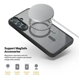 Чехол ArmorStandart Unit MagCase для Samsung S25 FE 5G Black - миниатюра 4