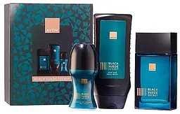 Набір Avon Black Suede Secret для Нього (edt/75ml + sh/gel/250ml + deo/roll/50ml) (158511388) - мініатюра 1
