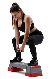 Степ платформа Hop-Sport HS-PP020AS сіро-червона - мініатюра 6