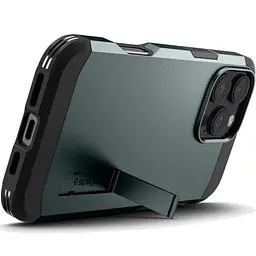 Протиударний чохол Spigen Tough Armor AI MagSafe Abyss Green для iPhone 16 Pro (ACS08148) - мініатюра 3