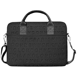Сумка для ноутбука WiWU Cosmo Slim Case for MacBook 13,3'' / 14'' Black (6973218930954) [59204] - мініатюра 1