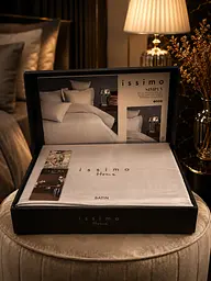 Комплект постільної білизни сімейний Issimo ICE GREY 160×220 см, сатин Premium TC303376396 - мініатюра 4