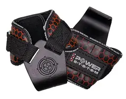 Гаки для тяги на зап'ястя Power System PS-3360 Hooks V2 Black/Red XL (PS_3360_Black/Red XL)