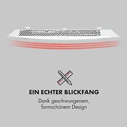 Конвекторний обігрівач Klarstein Bornholm Curved Smart 1000/2000W WiFi (10035237) - мініатюра 5