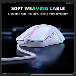 Миша Onikuma CW929 White [136257] - мініатюра 10