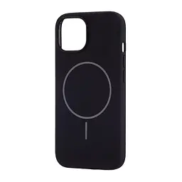 Чохол Silicone Case Full Cover with MagSafe iPhone 15 Black