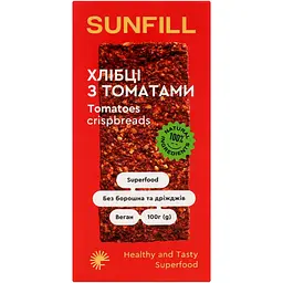 Уцінка. Хлібці SunFill з томатами 100 г (922079) 