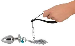 Набір анальних пробок і повідець - Butt Plug Set with a Leash - мініатюра 5