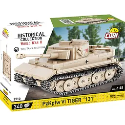 Конструктор Cobi Друга світова війна Танк PzKpfw VI Tiger 131, масштаб 1:48, 340 деталей (COBI-2710)