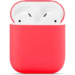 Чохол для навушників New Silicone Case для AirPods 2 Wine Red [53453] - мініатюра 2