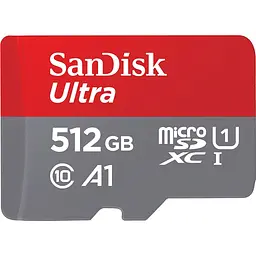 Карта пам'яті SanDisk 512GB microSDXC class 10 UHS-I Ultra (SDSQUAC-512G-GN6MA) - мініатюра 2