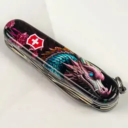 Ніж Victorinox Climber Zodiac 91мм 14функ Лазурний дракон - мініатюра 2