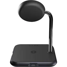 Бездротовий зарядний пристрій Zens Magnetic Aluminium Wireless Charger Black (ZEDC19B/00) - мініатюра 2
