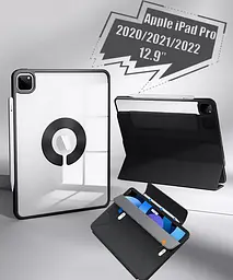 Чохол-книжка BeCover Ultra Slim Origami Flex для Apple iPad Pro 12.9 (2020/2021/2022) Black (712979) - мініатюра 6