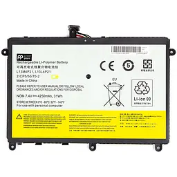 Акумулятор PowerPlant для ноутбуків LENOVO IdeaPad Yoga 2 11 Series (L13M4P21) 7.4V 4250mAh