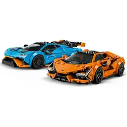 Конструктор ​LEGO Speed Champions Lamborghini Revuelto та Huracan STO 607 деталей (77238) - мініатюра 5
