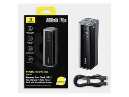 Зовнішній акумулятор (Power Bank) BASEUS EnerGeek GP12 145W 20800mAh (X00280E1GR) - мініатюра 4
