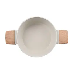 Каструля Bergner Naturally з кришкою 20 см 2.4 л кремова (BG-34745-CR) - мініатюра 4