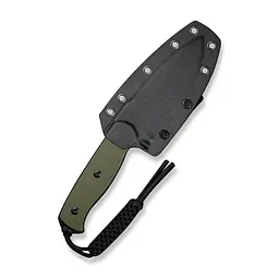 Ніж з фіксованим лезом Sencut Toxodon S24036-2 зелений, чорне лезо - мініатюра 8