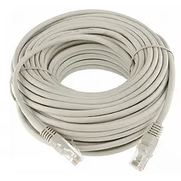 Патчкорд UTP Cat.5e 20м сірий CU