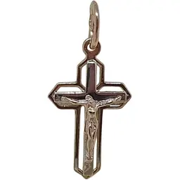 Золотий хрестик Sova jewelry house. Розп'яття Христа. 3009655112