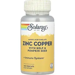 Амінокислота Zinc Copper, 100 вегакапсул Solaray vit0003948