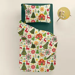 Дитяча постільна білизна в ліжечко CHRISTMAS CS10 COSAS (4822052503676) - мініатюра 2